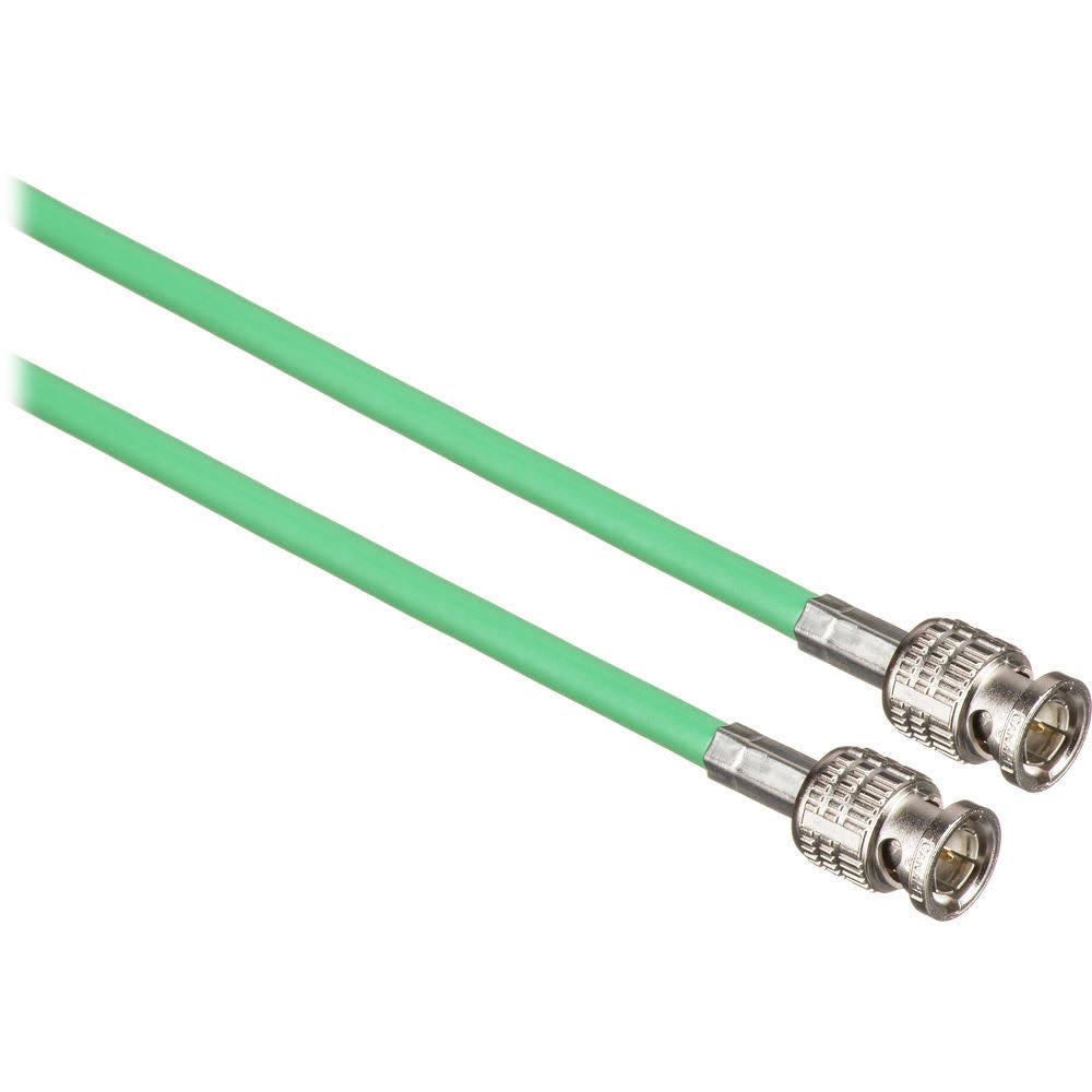 Green Coaxial Cable with Male BNCs I408