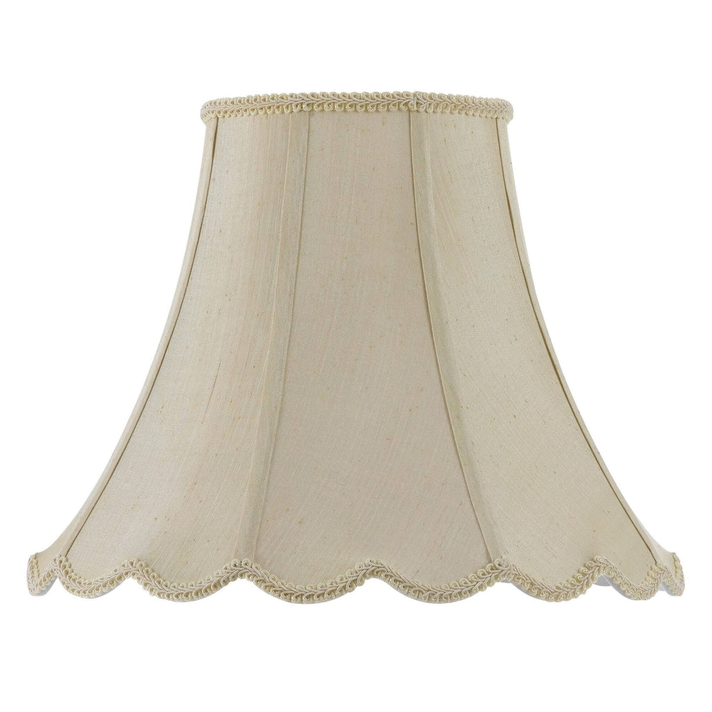 Vertical Piped Scallop 14-inch Bell Shade C9965