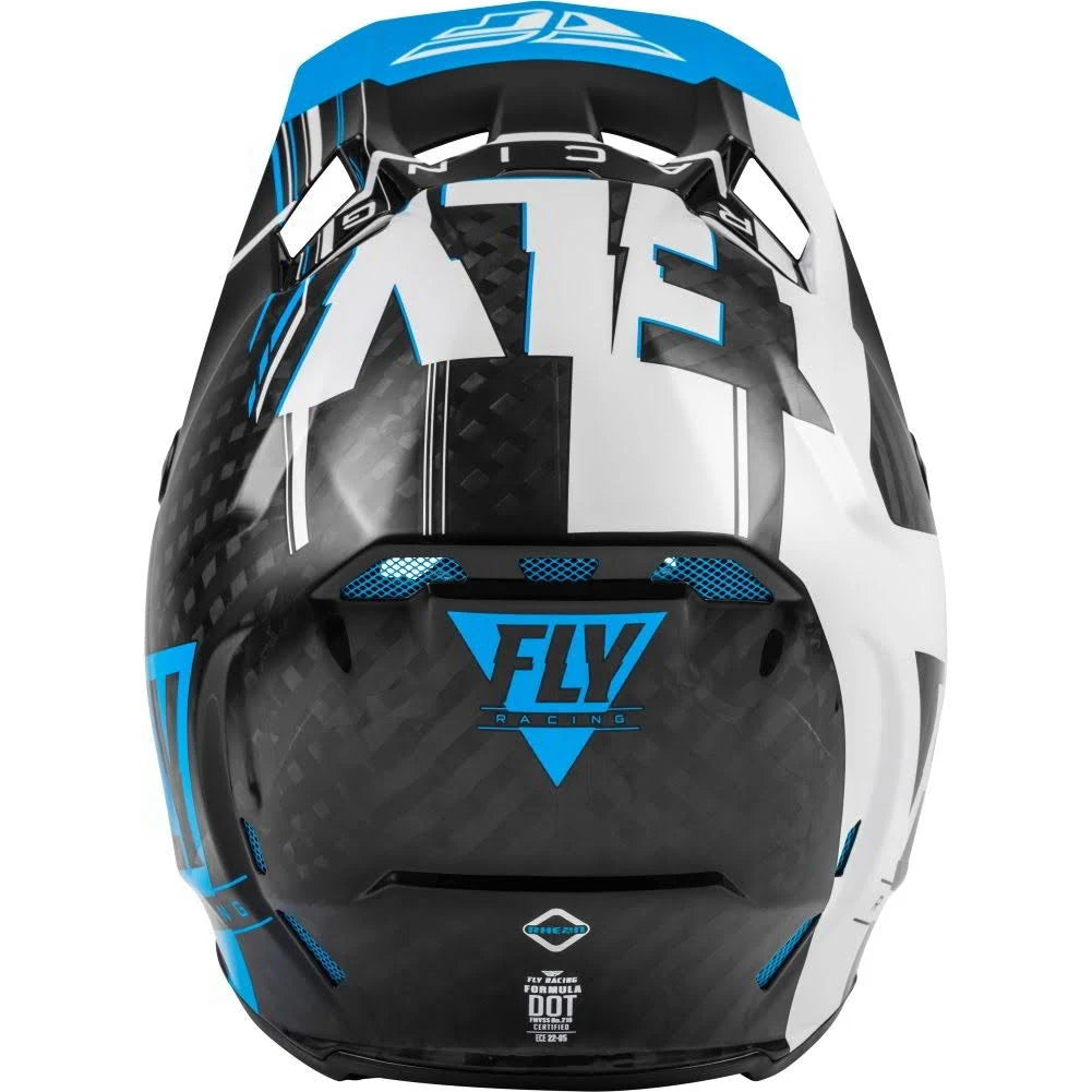 Blue/White/Black XL Carbon Helmet U21021
