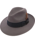 Beaver Fur Felt Fedora Hat Size 7 1/4 Caribou R63909