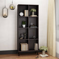 Wenge Faux Wood Bookcase K858