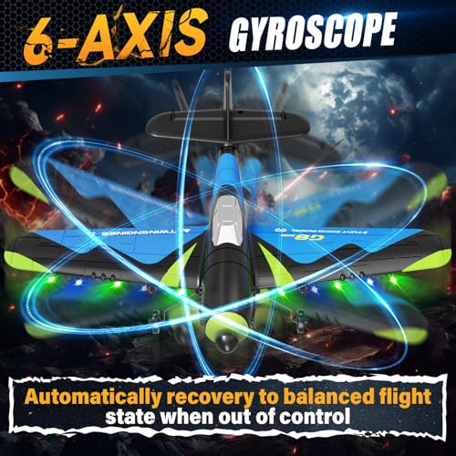 Foam RC Plane Remote Control Airplane with 6-Axis Gyro X9739