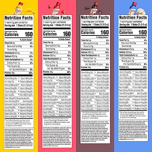 11.5 Fl Oz Strawberries Protein Shake (Pack of 12) V738478
