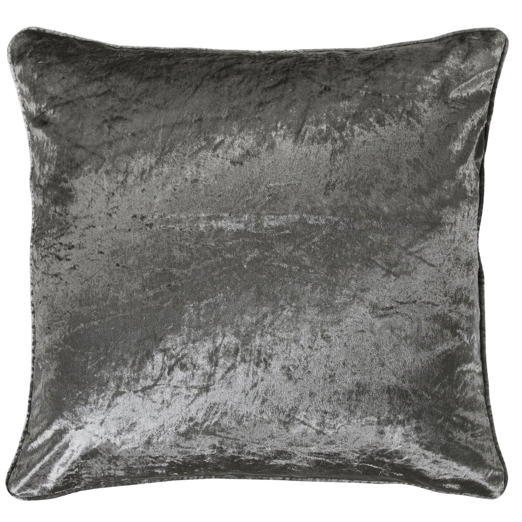 Silver Zebra Velvet Euro Sham O40037