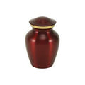 Small Crimson Pet Urn X48935