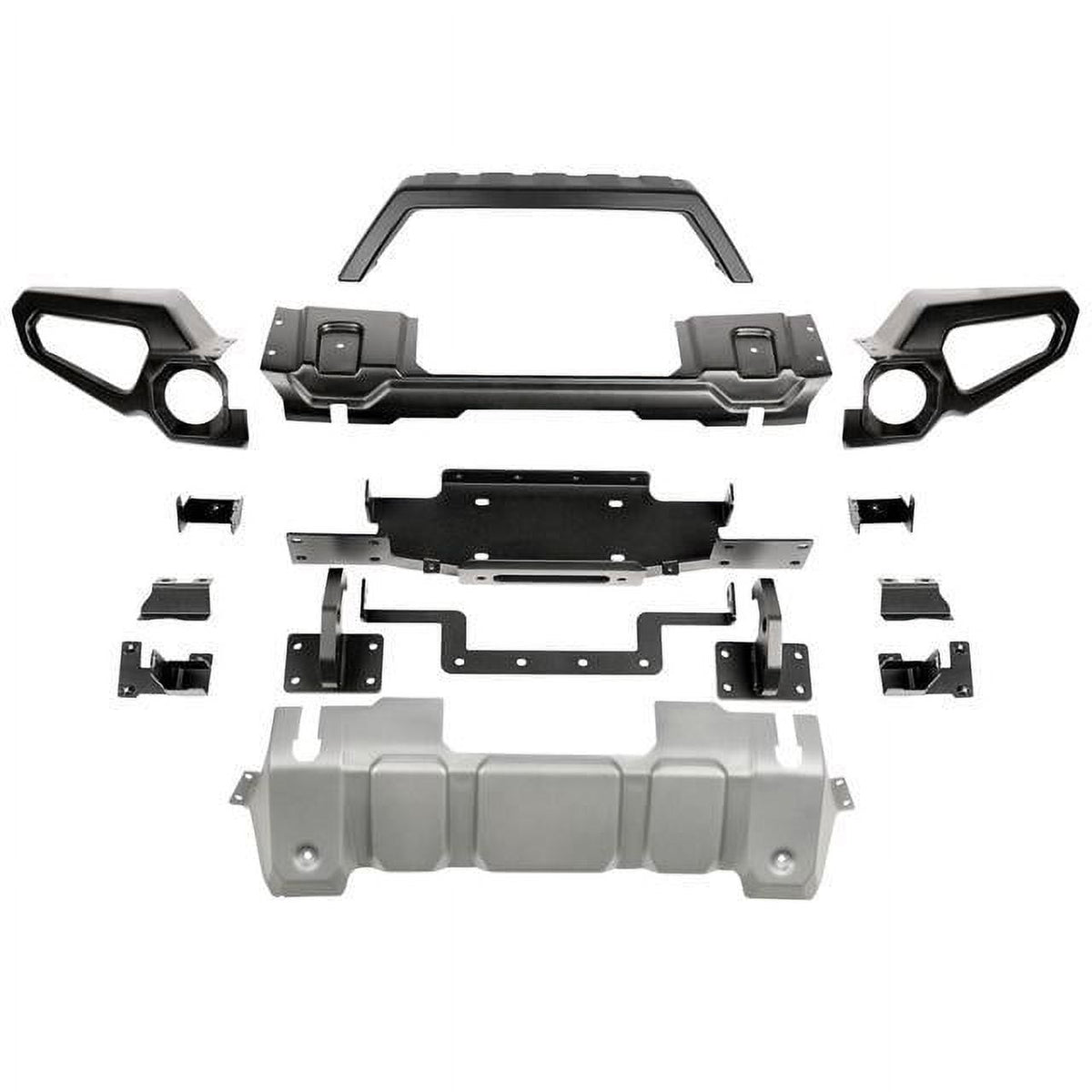 Venator Front Bumper with Overrider and Winch Tray Q39841