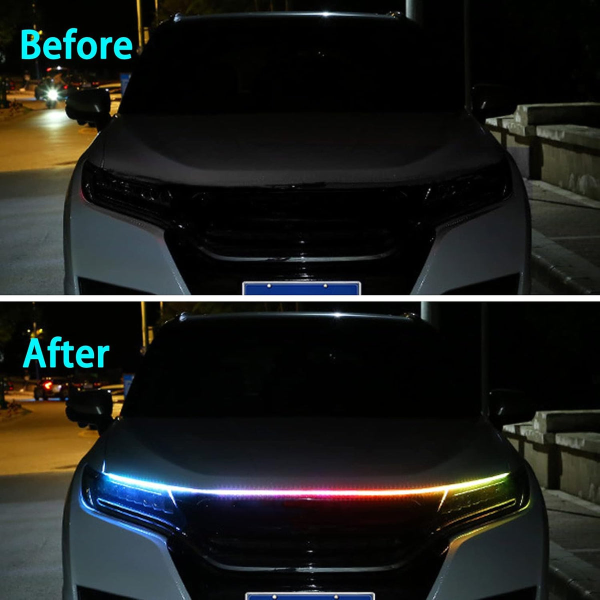 Multicolor Waterproof Car LED Strip Lights B95368