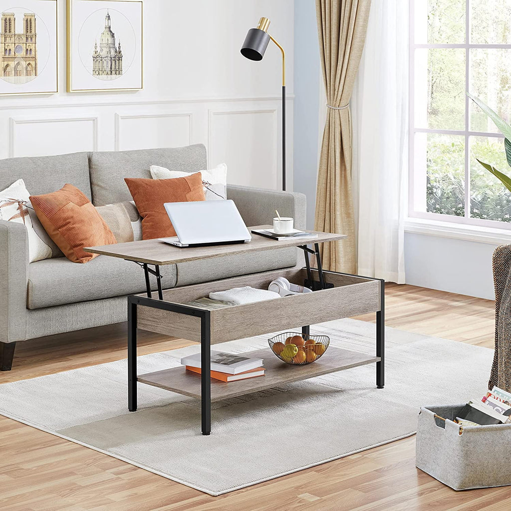 41 in Lift Top Coffee Table with Hidden Storage Compartment M66652