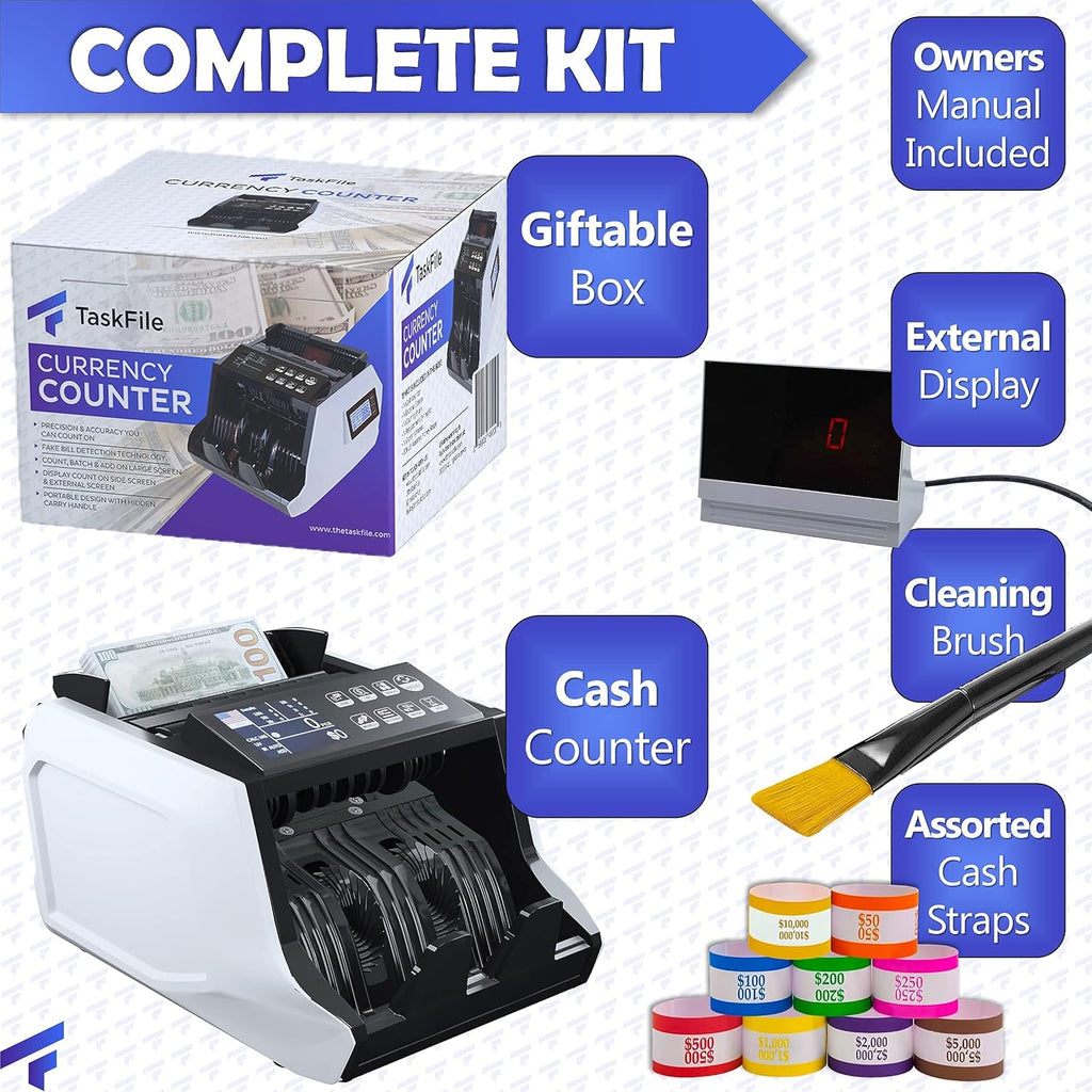 Portable Money Counter Machine with Bill Straps G976350