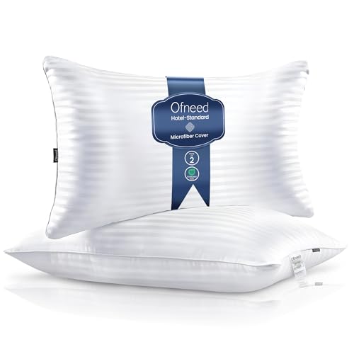 King Set of 2 Down Alternative Microfiber Bed Pillows B71792
