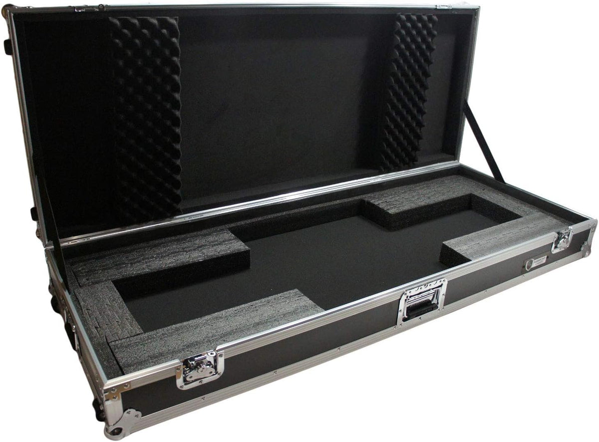 Flight Rolling ATA Hard Case Compatible with 76 Note Keyboard X30198
