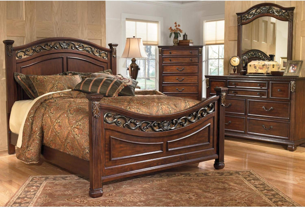 Warm Brown King/Cal King Panel Headboard G5654