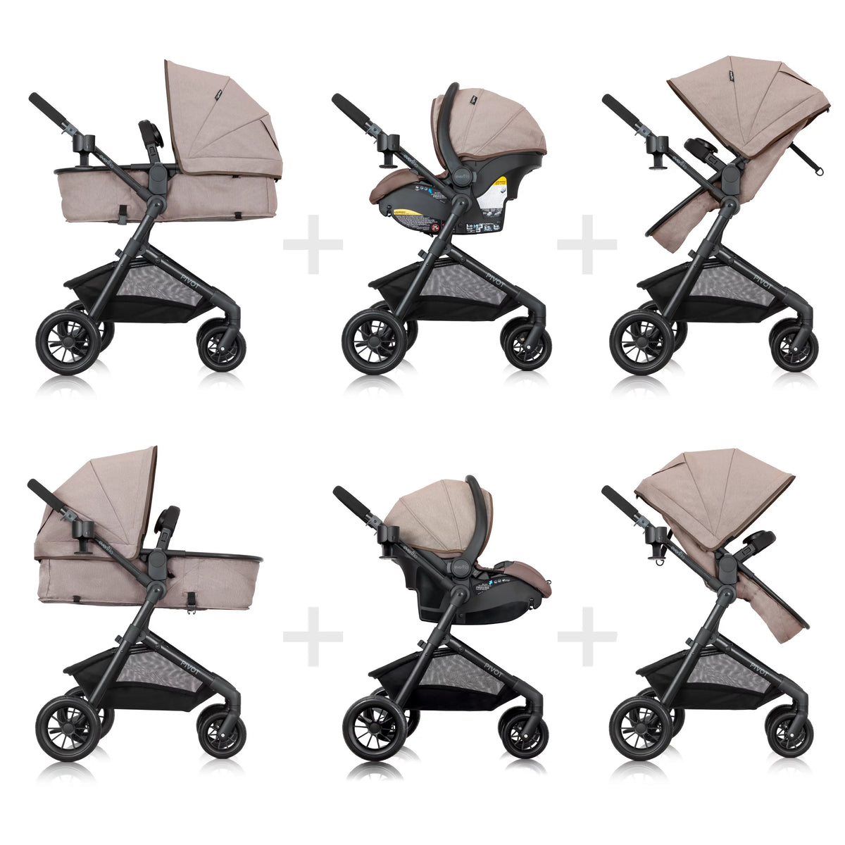 Modular Travel System with Infant Car Seat Q8255