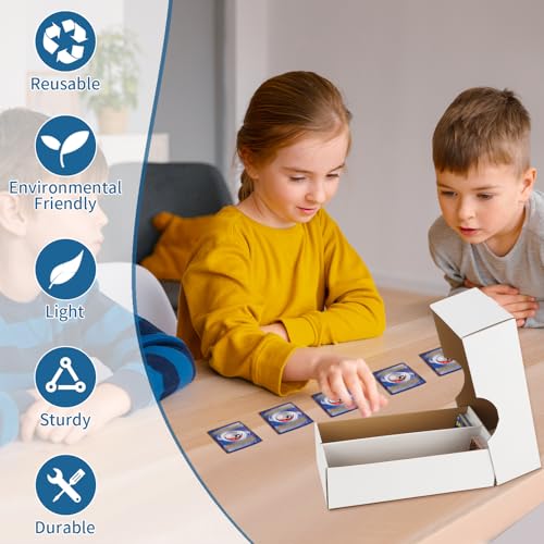 6 Set Cardboard Card Storage Box Q58953
