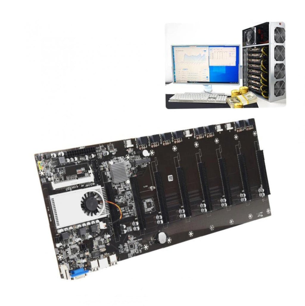 Mining Motherboard with 8 Video Card Slots A4797