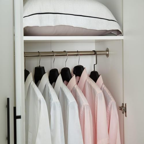 White 4 Door Wood Armoire Wardrobe with 2 Hanging Rods and 2 Drawers L71911