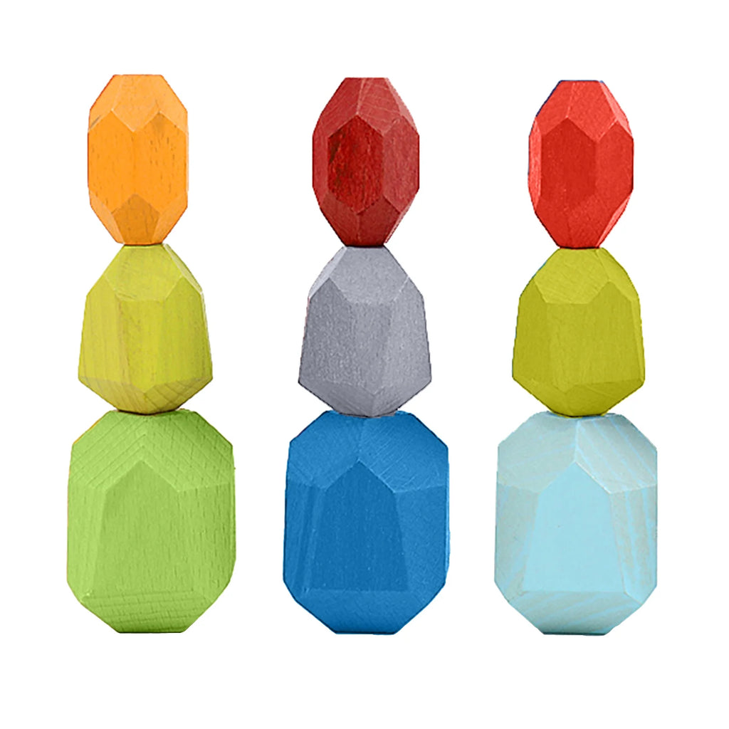 Nordic Baby Wooden Building Blocks Balance Stacking Game Puzzle Toys S263725