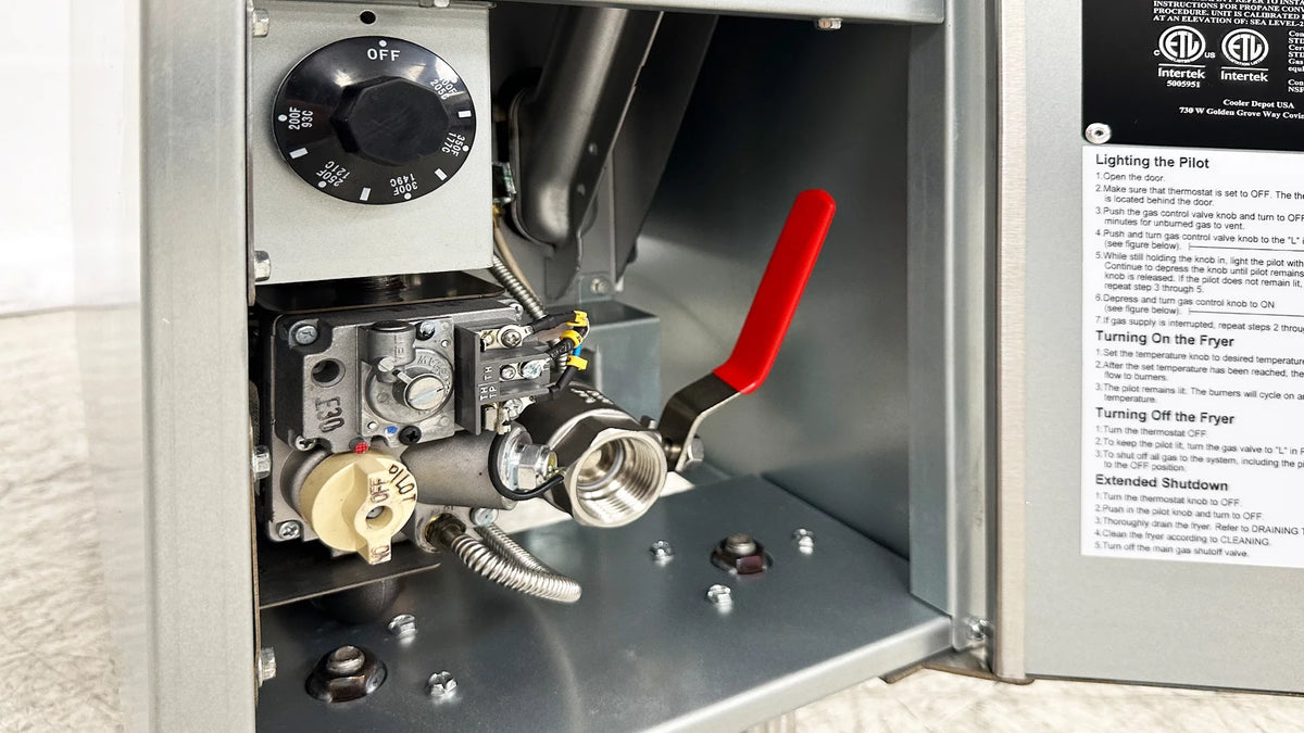 Commercial Gas Countertop Deep Fryer F270