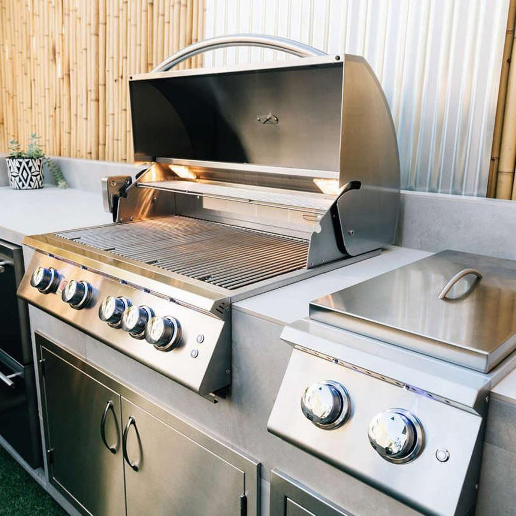 32-Inch 4-Burner Built-In Propane Gas Grill With Rear Infrared Burner Q627501