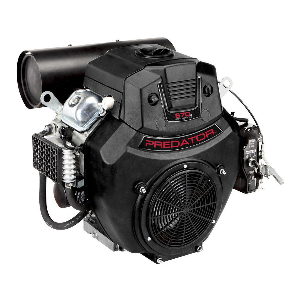 670cc V-Twin Horizontal Shaft Gas Engine V420110