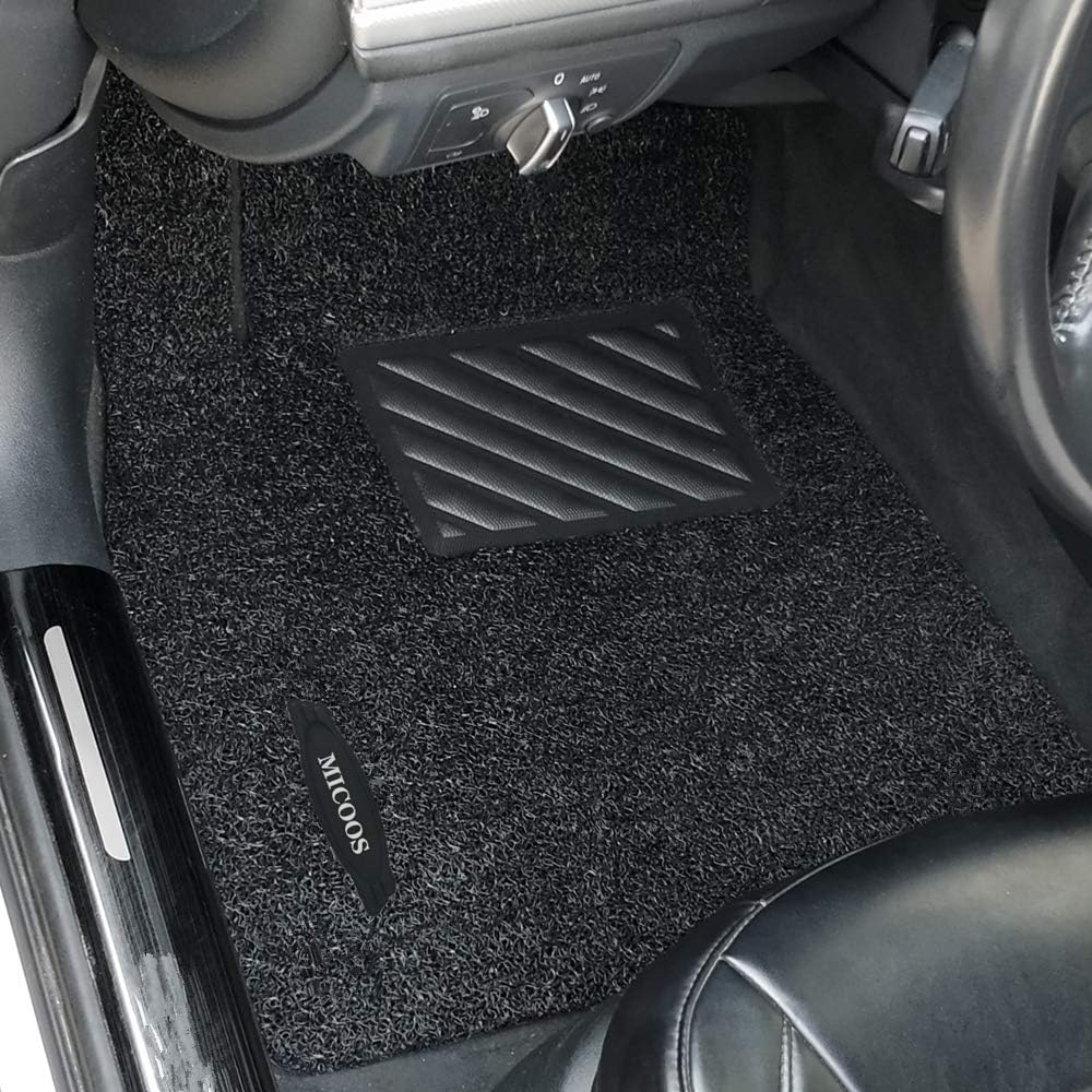 Compatible with Car Floor Mat Carpet for BMW X3 (2003-2010) E83, All Weather Heavy Duty Floor Mat Set Waterproof Stain-Resistant (Black) C384