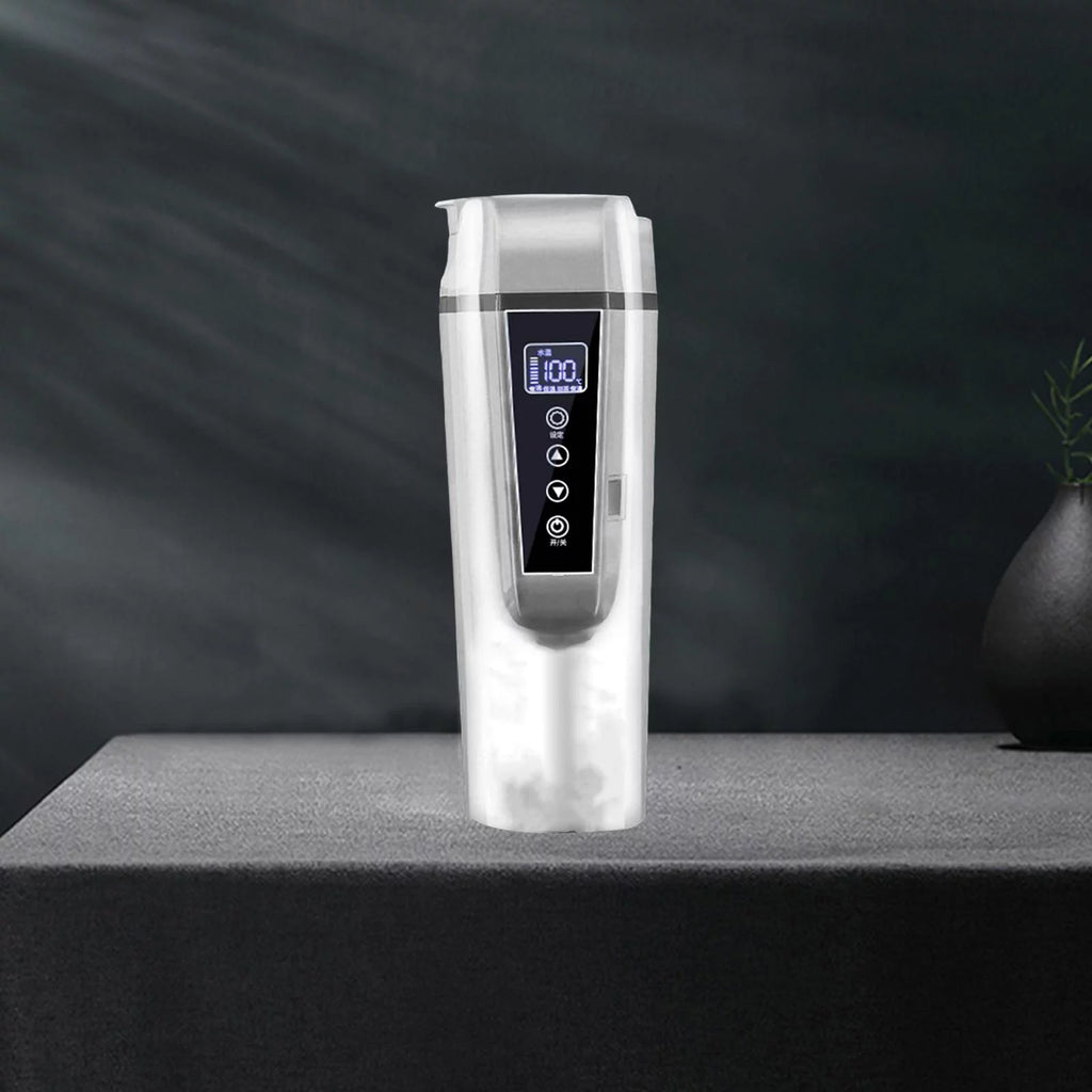 12V/24V Digital Display Heating Cup White L38846