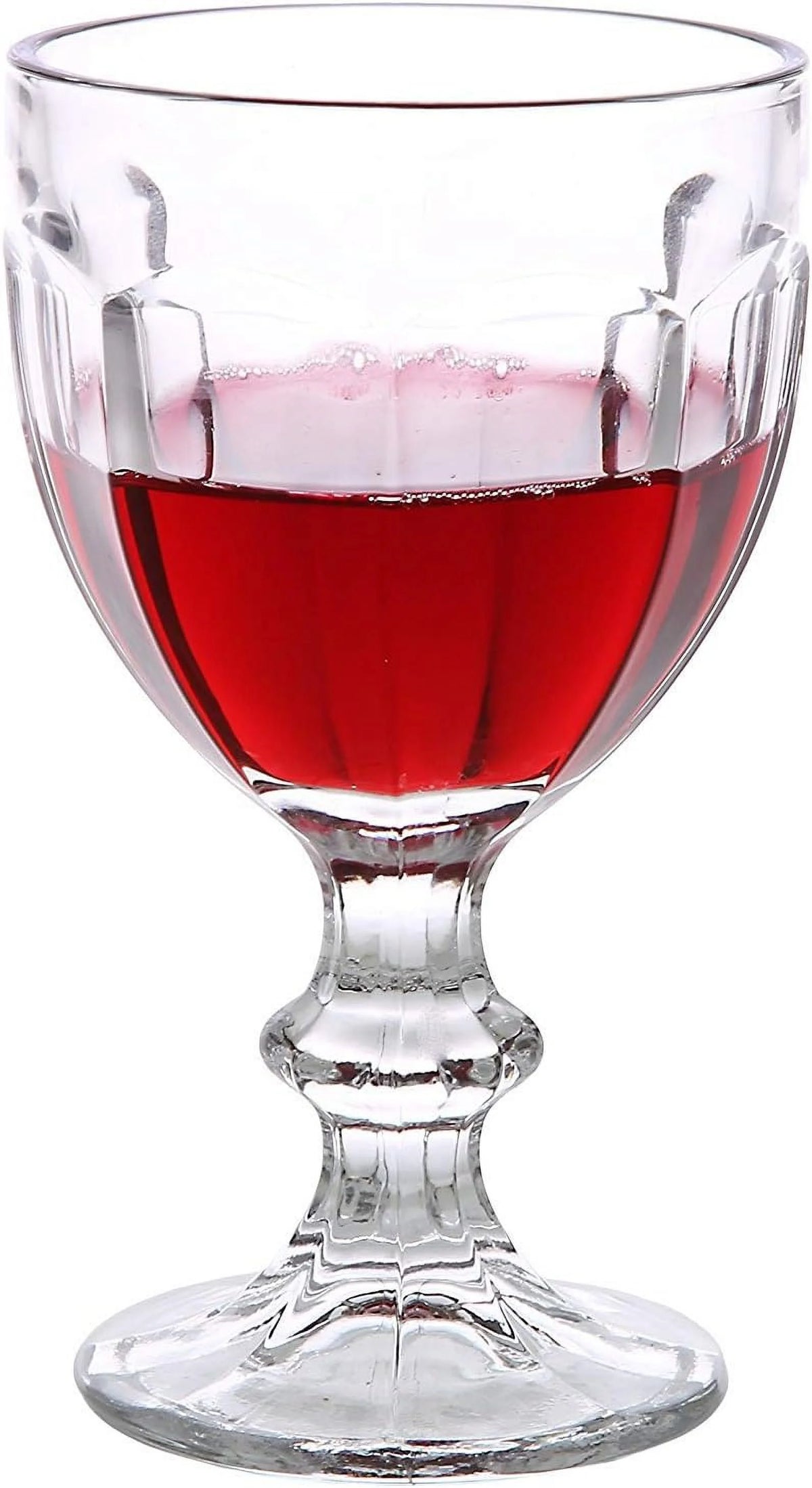 Belgian Style Stemmed Glasses Set Of 6 V432346