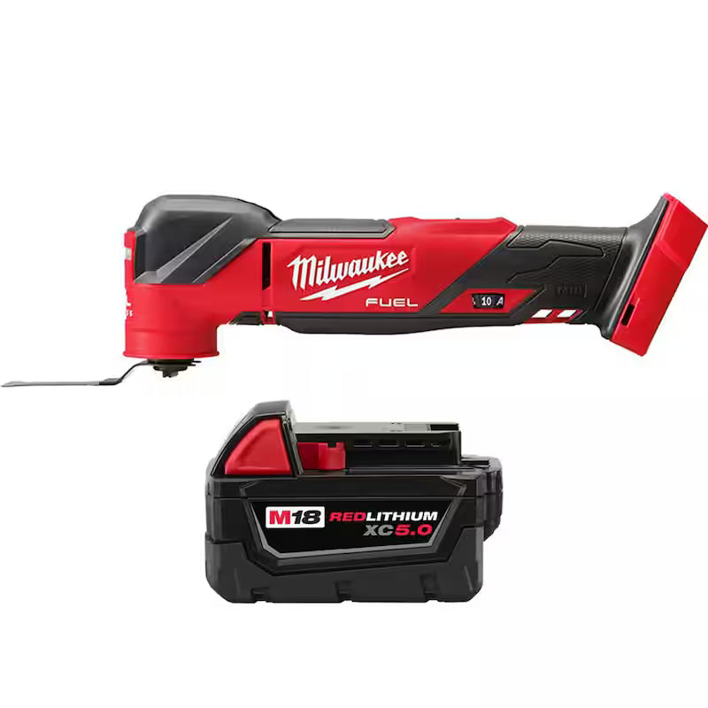 18-Volt Cordless Brushless Oscillating Multi-Tool with 5.0 Ah Battery T847447