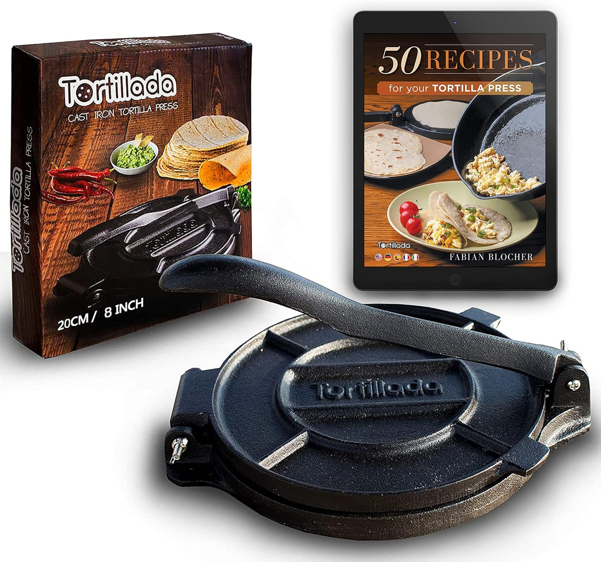 Cast Iron Tortilla Press (10 Inch) Z912798