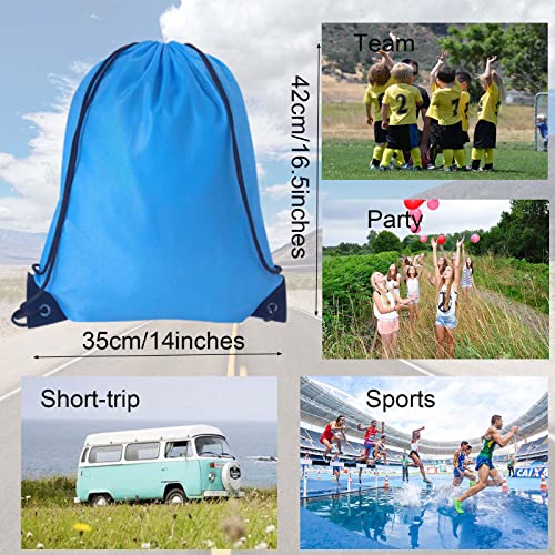 Black Nylon Drawstring Backpack 100 Pack G250863
