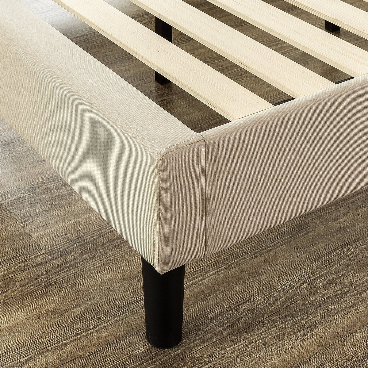 Queen Upholstered Platform Bed Frame B2111
