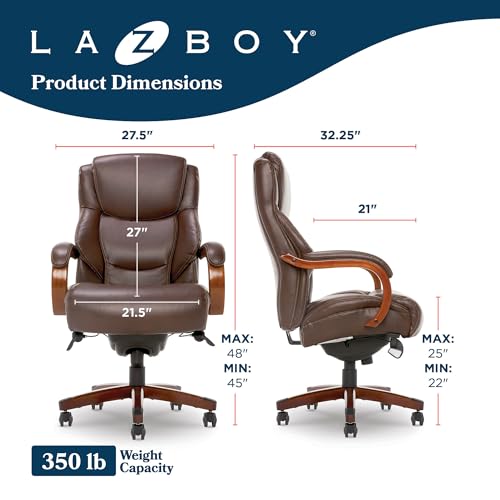Chestnut Brown Bonded Leather Executive Office Chair P51708