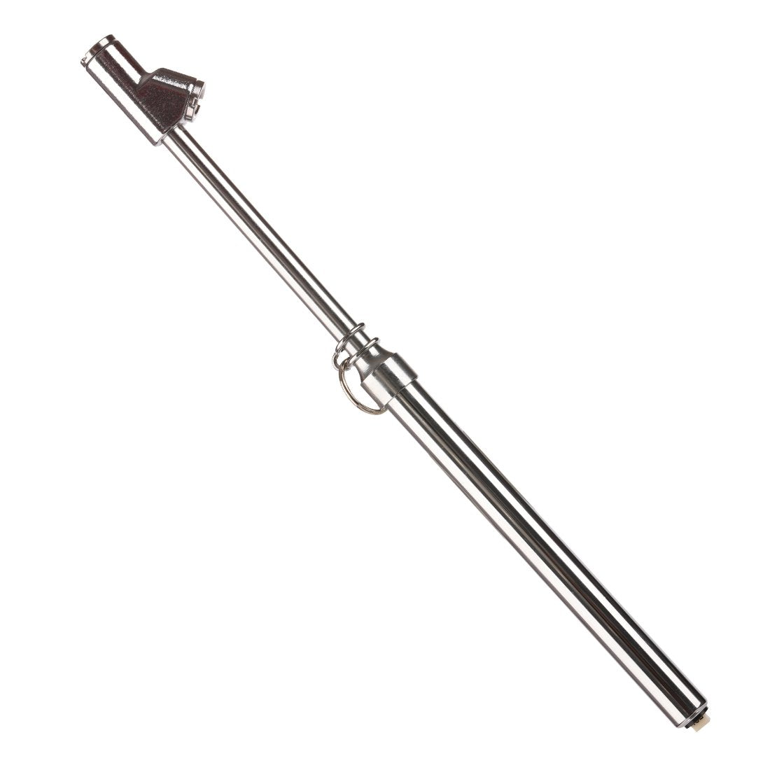 Tire Pressure Gauge 10-150PSI 100-1000KPa Dual Head Chucks Silver (10 Packs) I415507