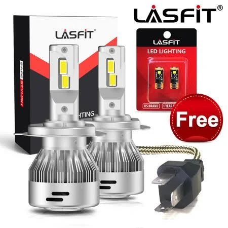 H4 9003 LED Bulbs 60W 6000LM 6000K K519244