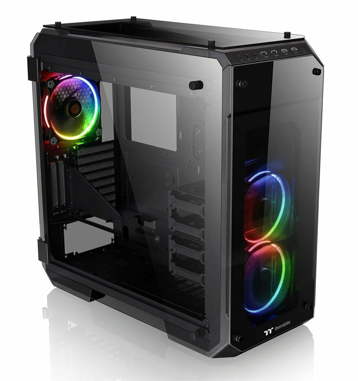 Black Full Tower Gaming Computer Chassis V185931