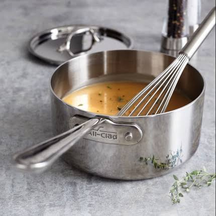 Stainless Steel Saucepan with Lid, 4 qt B780853
