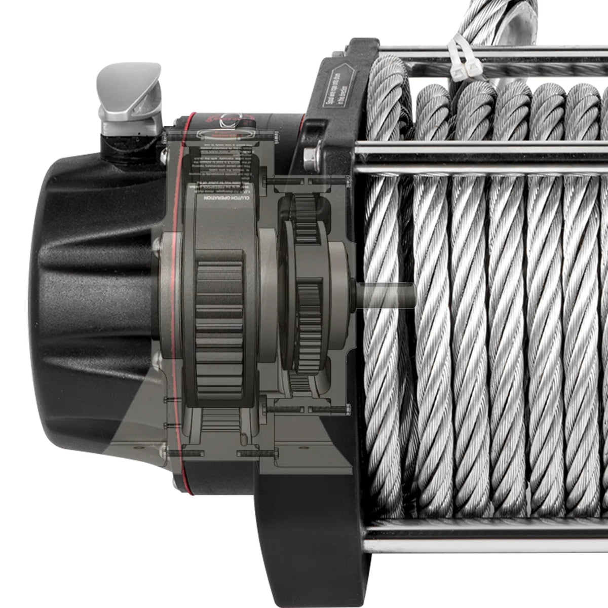 Hydraulic Winch 20000lbs Steel Cable Winch P5669