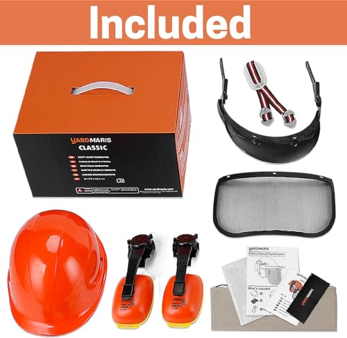 Chainsaw Helmet with Face and Hearing Protection J789