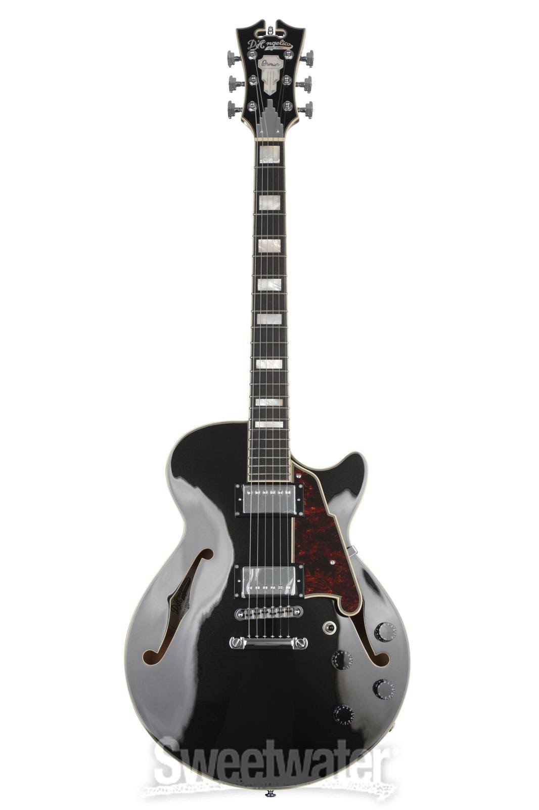 Black Flake Guitar with Stopbar Tailpiece L85062