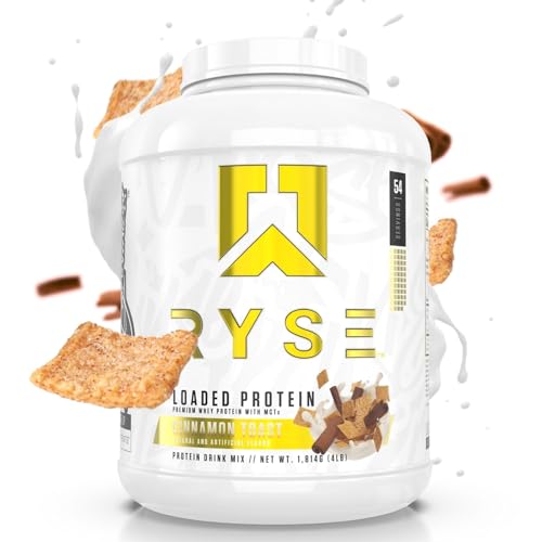 Protein Powder 25g Whey Protein Isolate & Concentrate 54 Servings Cinnamon Toast X3372