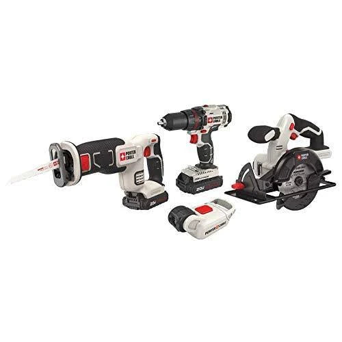 Cordless Drill Combo Kit Power Tool, 4-Tool P47722