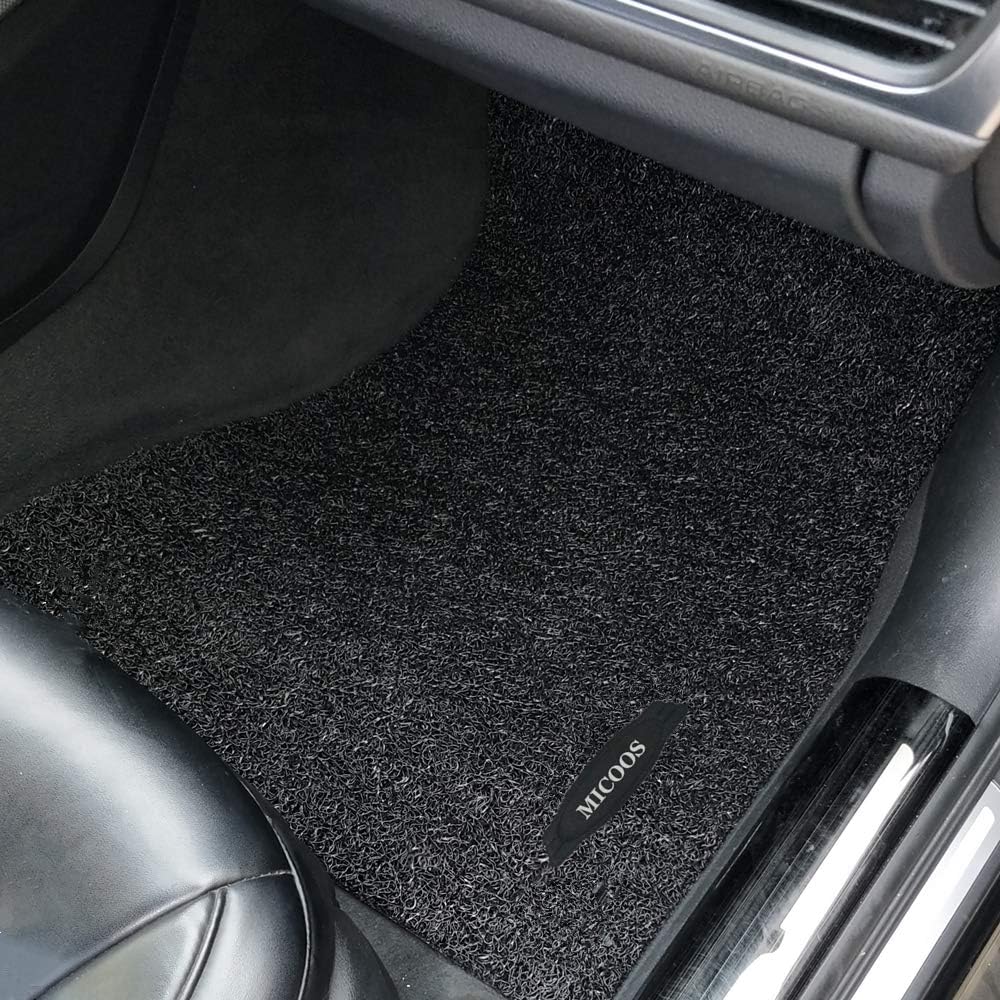 Compatible with Car Floor Mat Carpet for BMW X3 (2003-2010) E83, All Weather Heavy Duty Floor Mat Set Waterproof Stain-Resistant (Black) C384