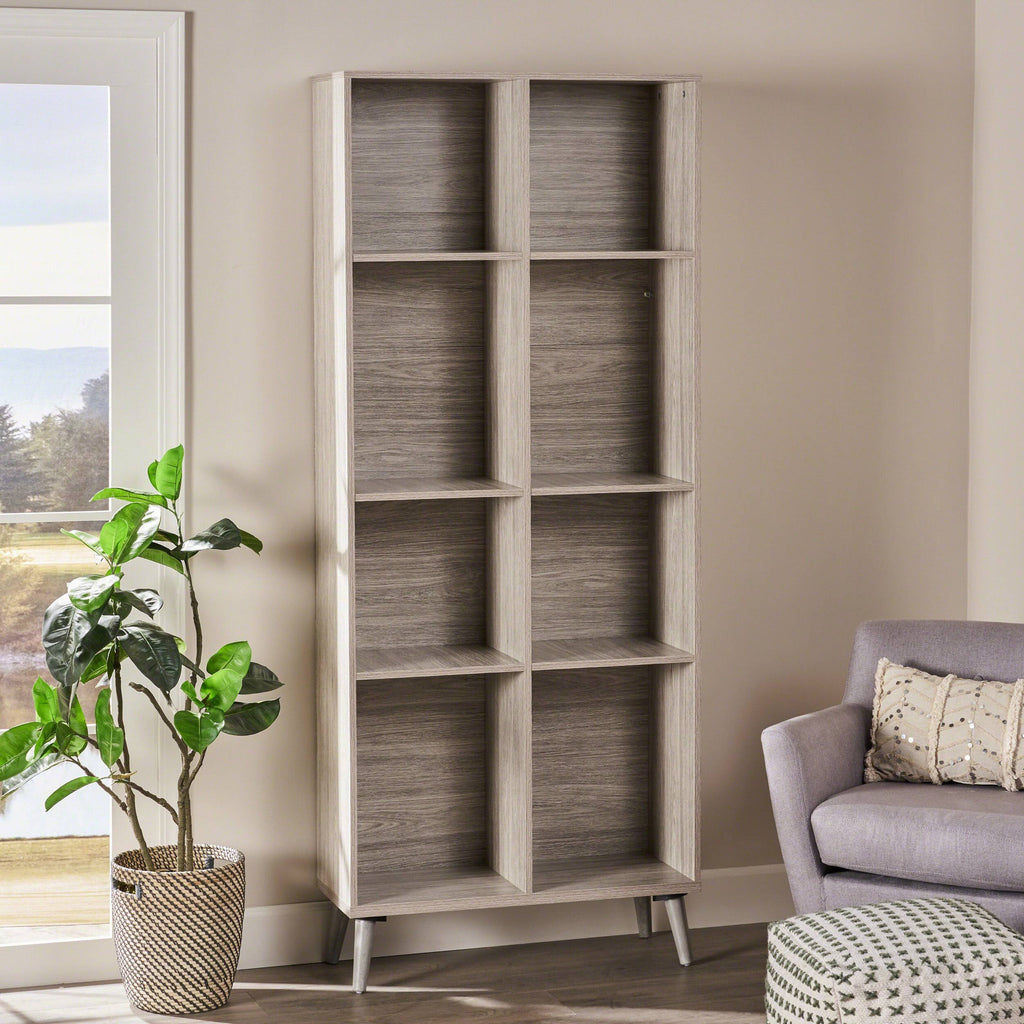Wenge Faux Wood Bookcase K858