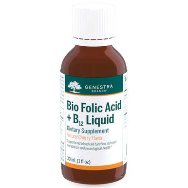 Bio Folic Acid + B12 Liquid 1 oz. Cherry Z370194