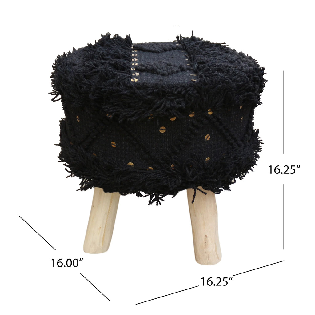 Handcrafted Fabric Stool B2554