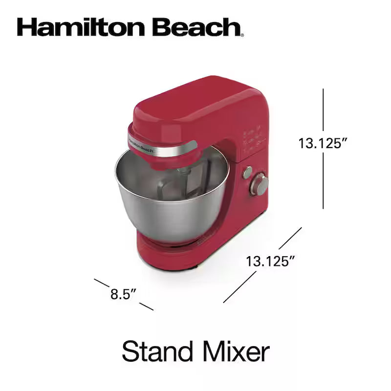 4 Quart 7-Speed Red Stand Mixer R1735
