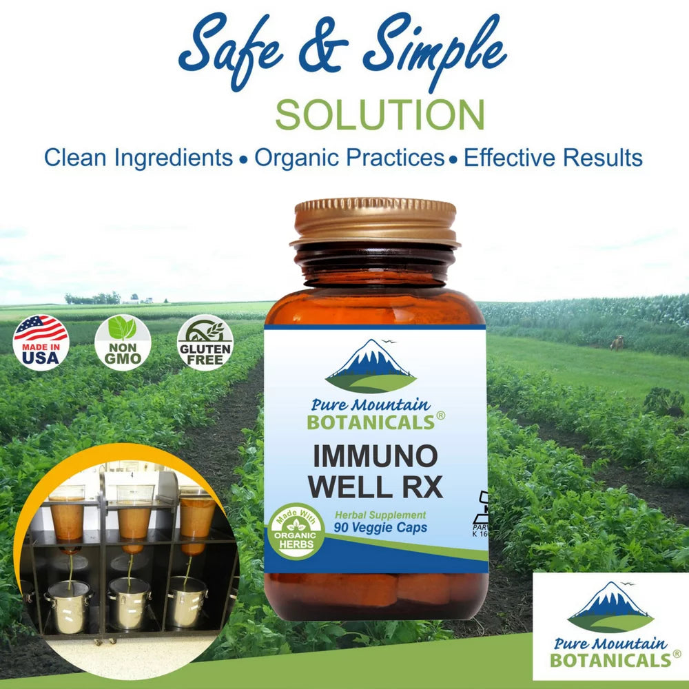 Kosher Vegan Immune Support Supplement with Organic Astragalus Echinacea 90 Caps F687711