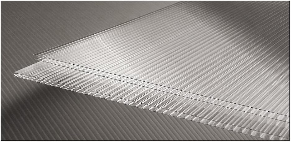Clear 4mm Polycarbonate Greenhouse Cover 24 x 48 (Pak of 5) P8055