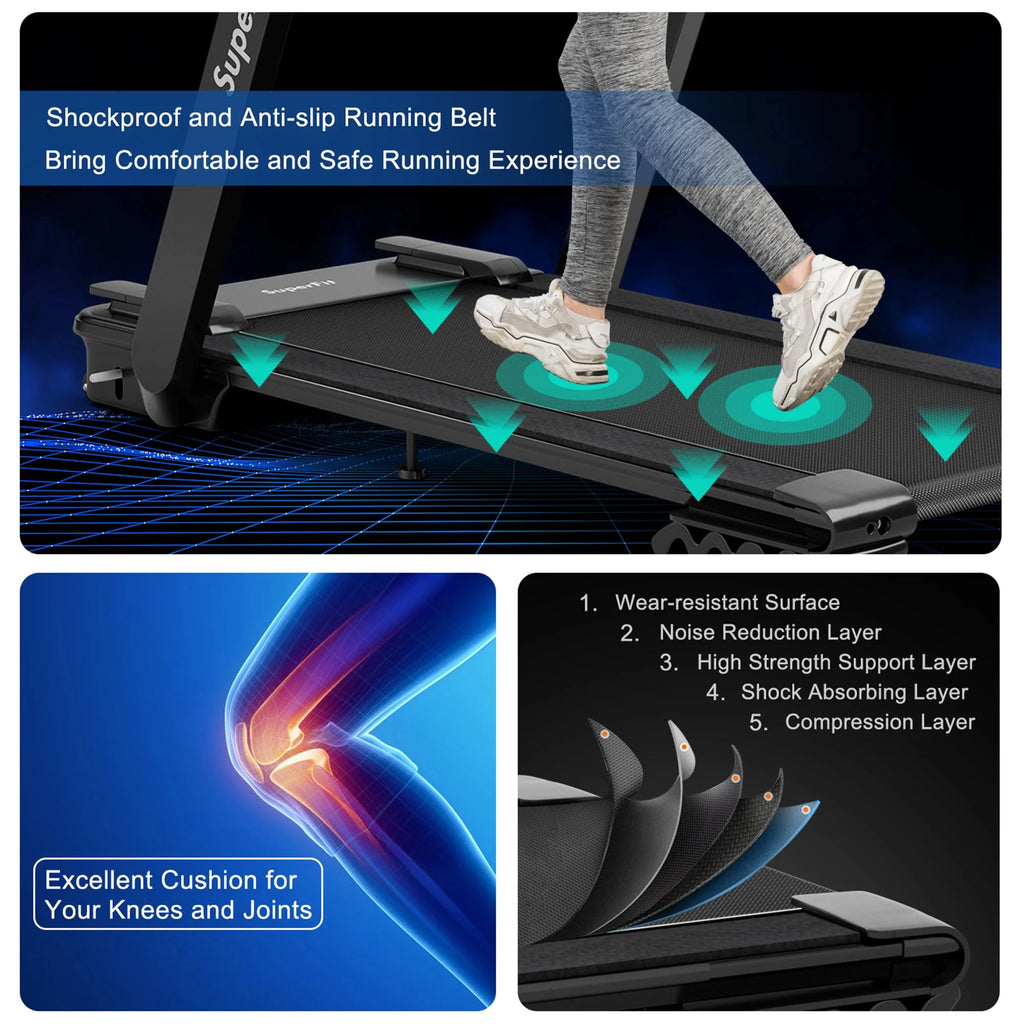 4 HP Folding Treadmill Electric Walking Running Machine R108