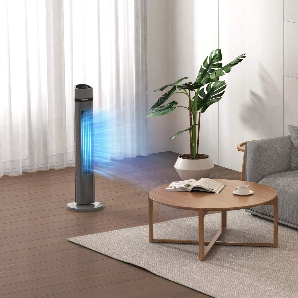40 Oscillating Tower Fan with Remote, Black P319745
